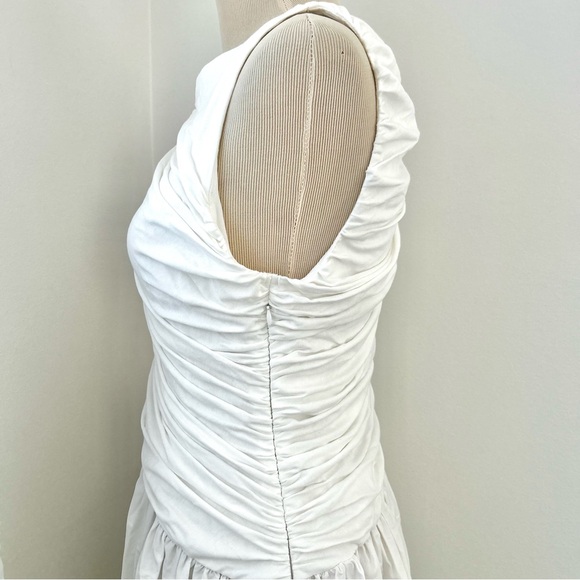 🍒NWT DISSH Alexandria Hybrid Sleeveless Midi Dress in White. Size: 8 - Picture 10 of 16